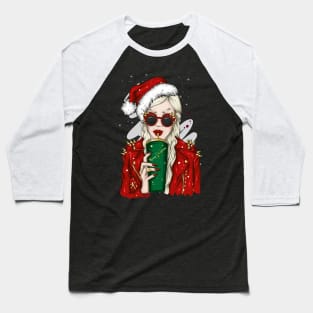 Christmas pinup girls Baseball T-Shirt